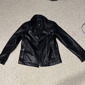 Art Class Black faux Leather Jacket